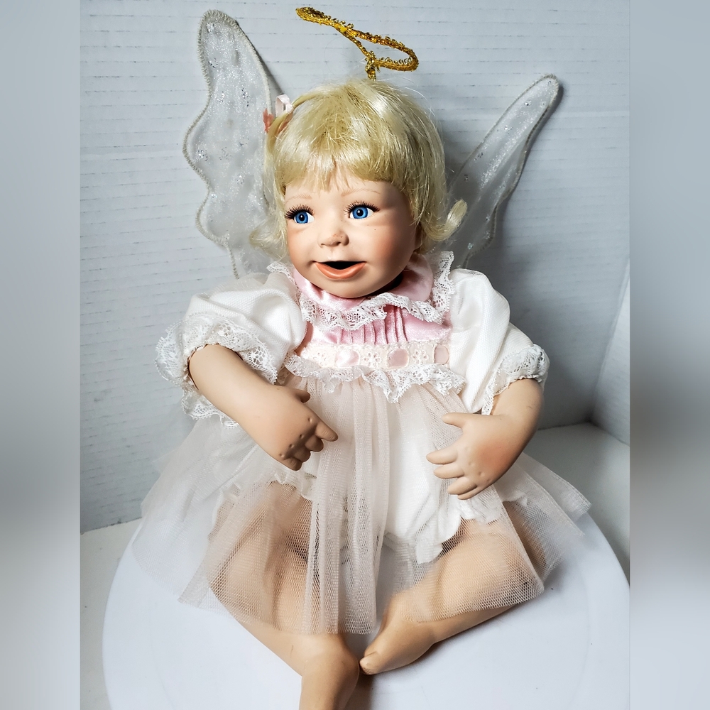 Ashton Drake All I Wish You Porcelain Angel Baby Doll